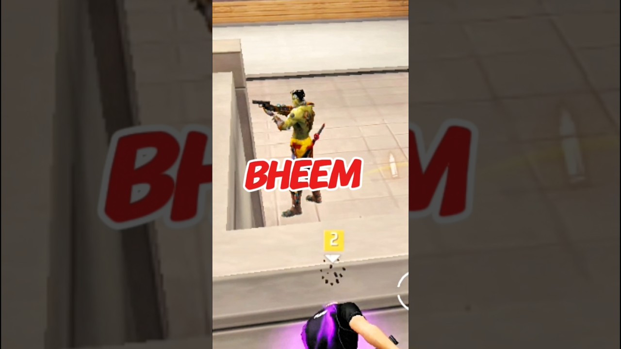 BHEEM.....☠️ ki sakthi💪😂l in free fire 🔥#shorts #freefire #viral