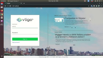 I will do vTiger Install and full setup