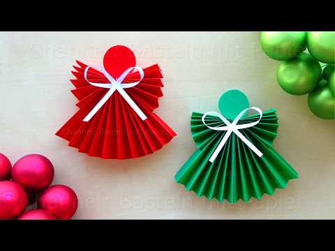 Weihnachten Basteln: Weihnachtsengel