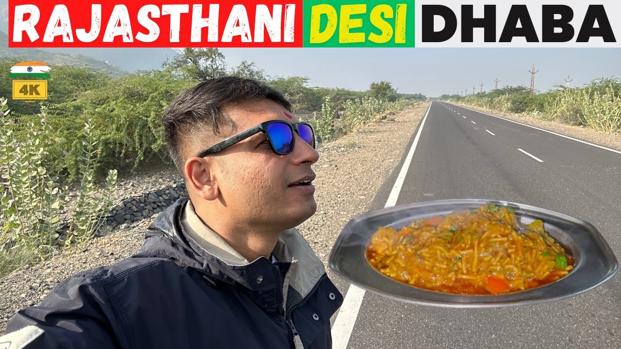 Rajasthani Dhaba Food Blog 😋 | Sev Tamatar Sabzi Dhaba Style