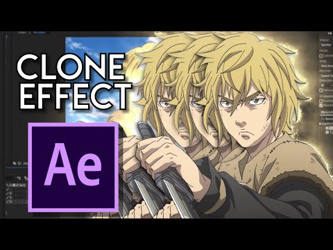 After Effects - Clone/Duplicate effect AMV Tutorial