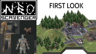 NEO Scavenger FIRST LOOK TUTORIAL - First Look Starting Guide -