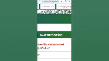 How to check AP EAPCET Phase 1 seat allotment result 2025|AP EAMCET round 1 seat allotment result aj