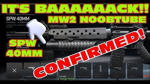 MODERN WARFARE 2 BETA :: NOOBTUBE IS BACK! :: THE SPW 40MM UNDER BARREL ATTACHMENT IS CONFIRMED!