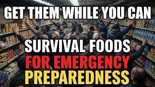 Stop Wasting Money! These 25 Foods Last 25+ Years (Emergency Stockpile Guide)