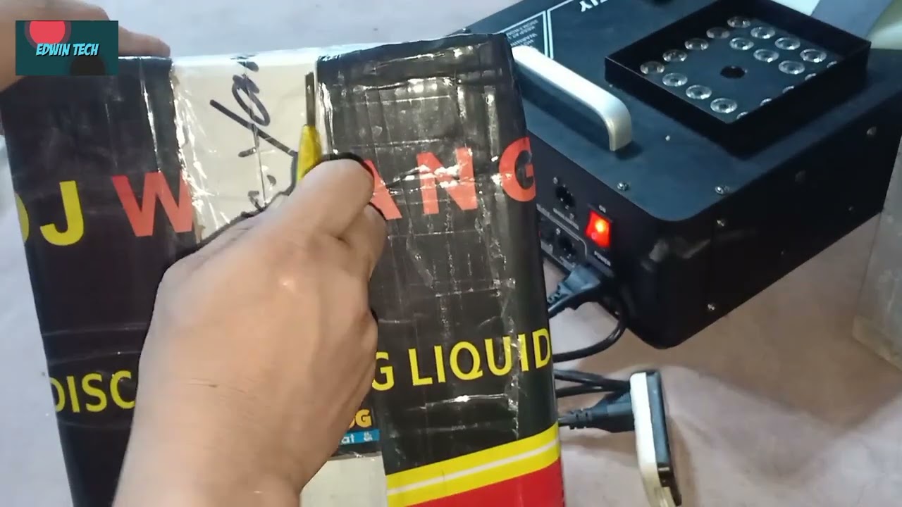 DF-FIY fog machine DF-S6A  testing and review (DJ Wang disco fog liquid review)