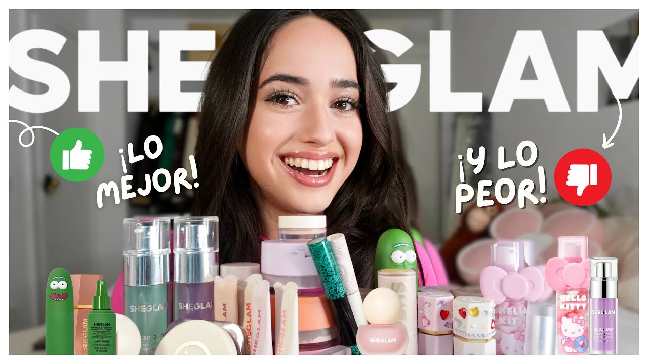 Lo PEOR y lo MEJOR de SHEGLAM 💄 Me maquillo con TODOS los productos de SHEGLAM 💋🫰 | Full Face Makeup
