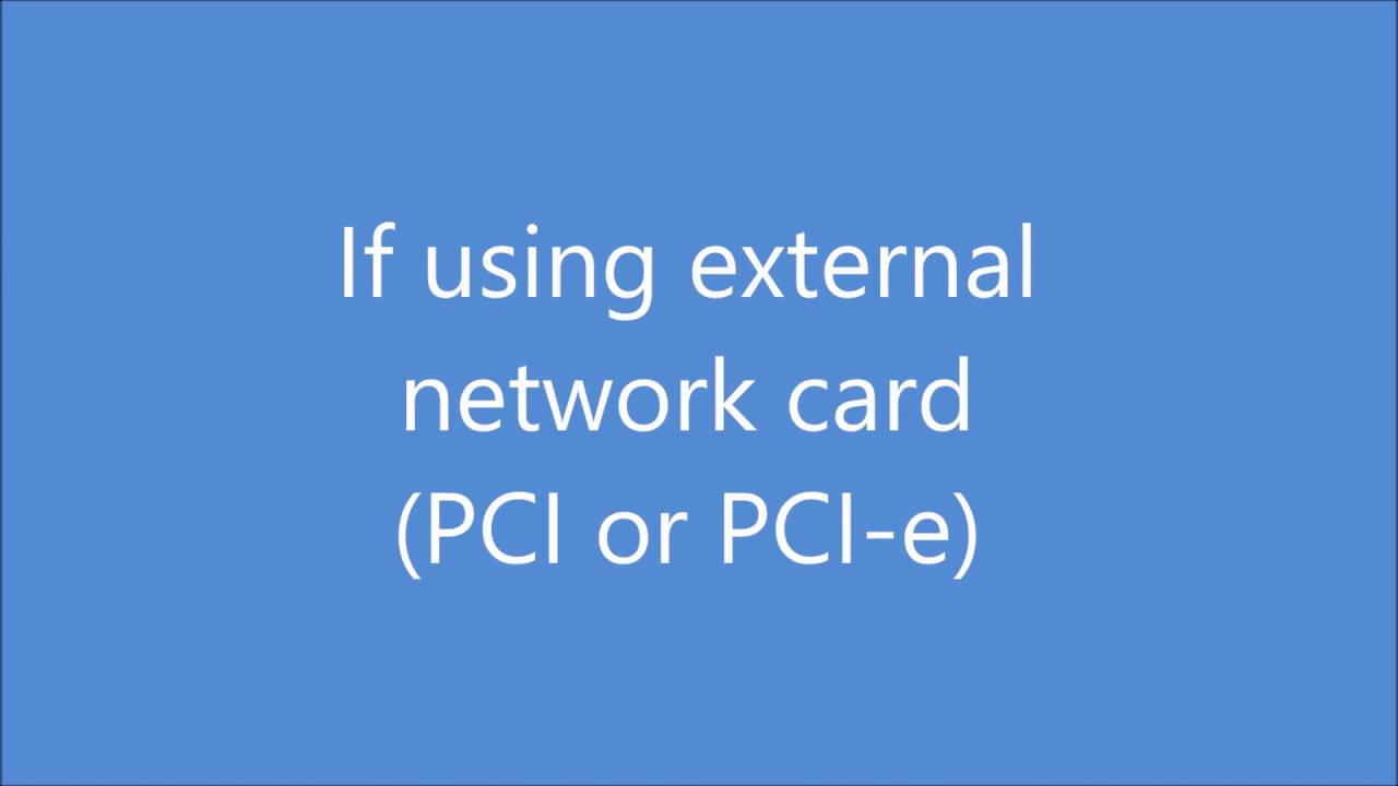 33) MichaelSoft Cybercafe Diskless System (MAU) - How to check&solve server network card issue