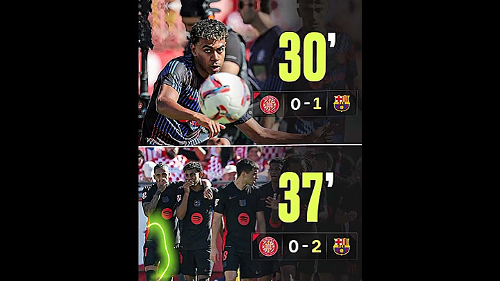 Lamine Yamal with a BRACE in the first half away at Girona ⚽️⚽️🤩 #yamal #barcelona #girona
