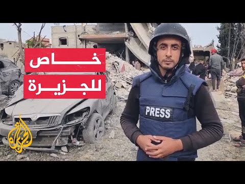 الجزيرة ترصد آثار قصف نازحين جنوب شرقي محافظة خانيونس