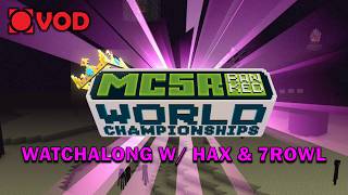 [Boosfer] Minecraft Draftout & MCSR Ranked World Championships Watch Party (Ft. Hax & 7rowl)