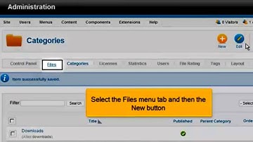 Tutorial How to add the Phoca Download Manager in Joomla