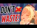 3 WAYS YOU COULD BE WASTING RESOURCES | GENSHIN IMPACT GUIDE