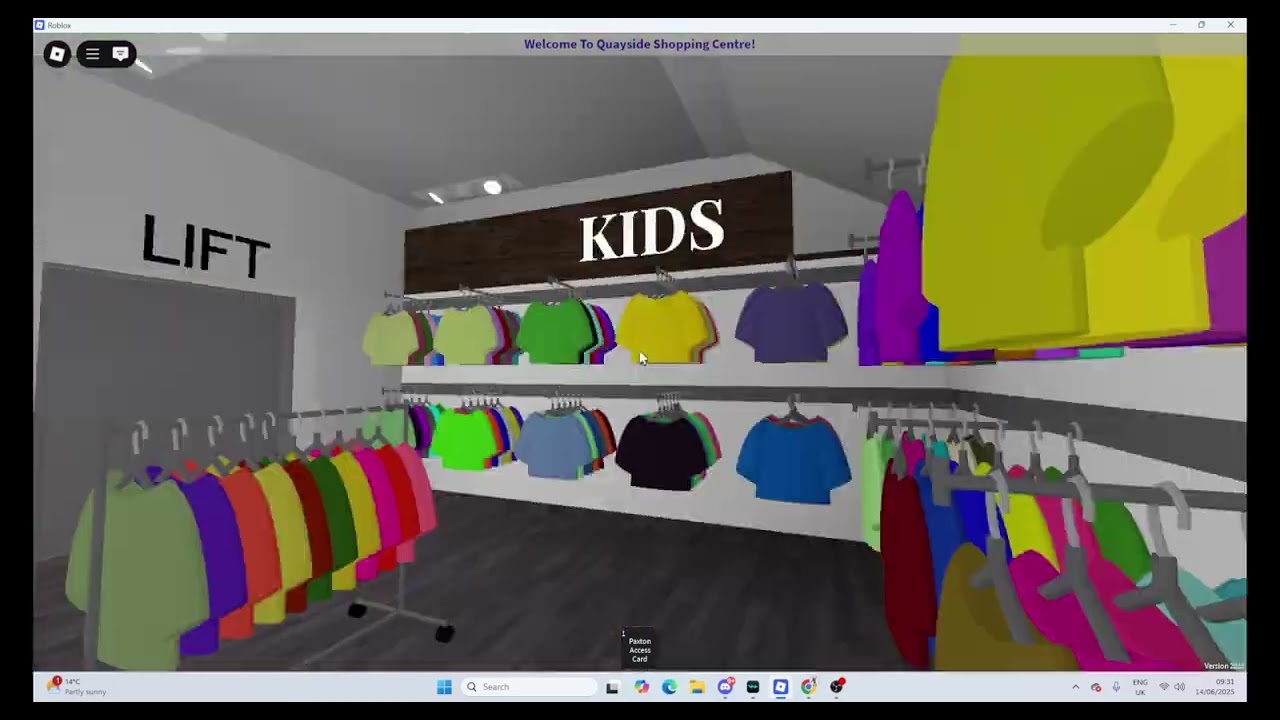 Donalds Youtube videos of roblox presents to you Quayside shopping centre staff/customer lifts/toaur