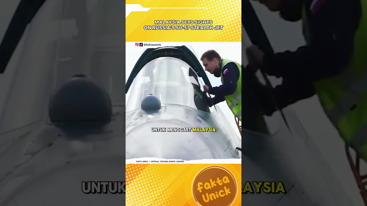 Saingi F-35 Singapura! Malaysia Bidik Su-57 Rusia