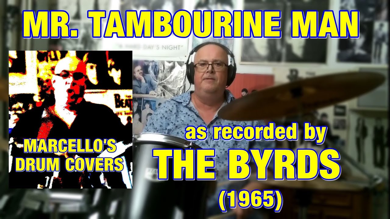 Mr Tambourine Man drum cover _Marcello's drum covers YouTube