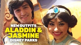 Aladdin & Jasmine debut New Costumes at Disney Theme Parks