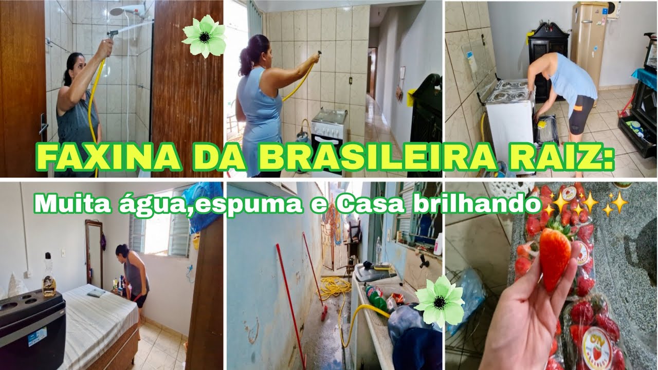 LIMPEZA COMPLETA:FAXINA DO JEITO QUE A BRASILEIRA AMA🪣💦❤️