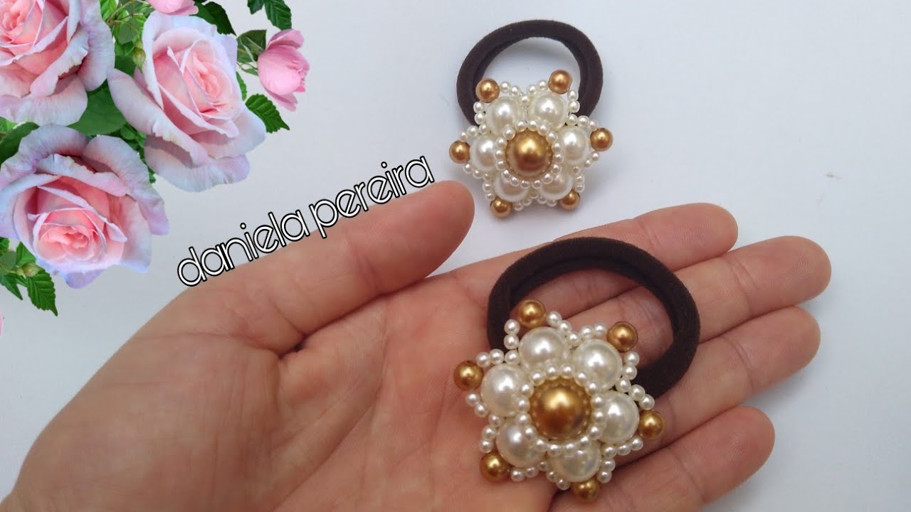 Flor de pérolas linda/ na xuxinha /by/ Daniela pereira