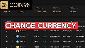 How to Change Currency on Coin98 Wallet 2024?