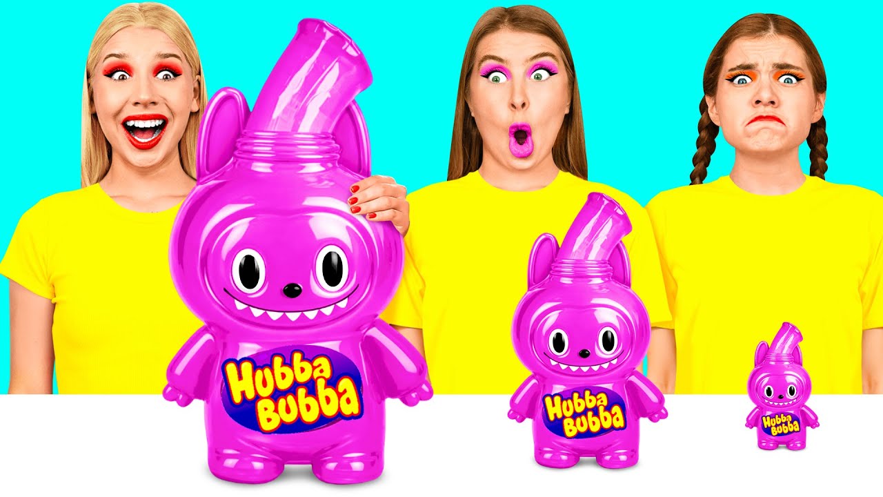 Большая, Средняя или Маленькая Тарелка Челлендж | Кто Победит в Кулинарной Битве от Crazy DO