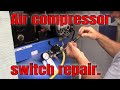 Air compressor pressure switch fail and fix. Kobalt/Lowe's