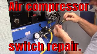 Air compressor pressure switch fail and fix. Kobalt/Lowe's