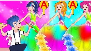 Equestrian girls princess dress up rich vs poor girl screenshot 3