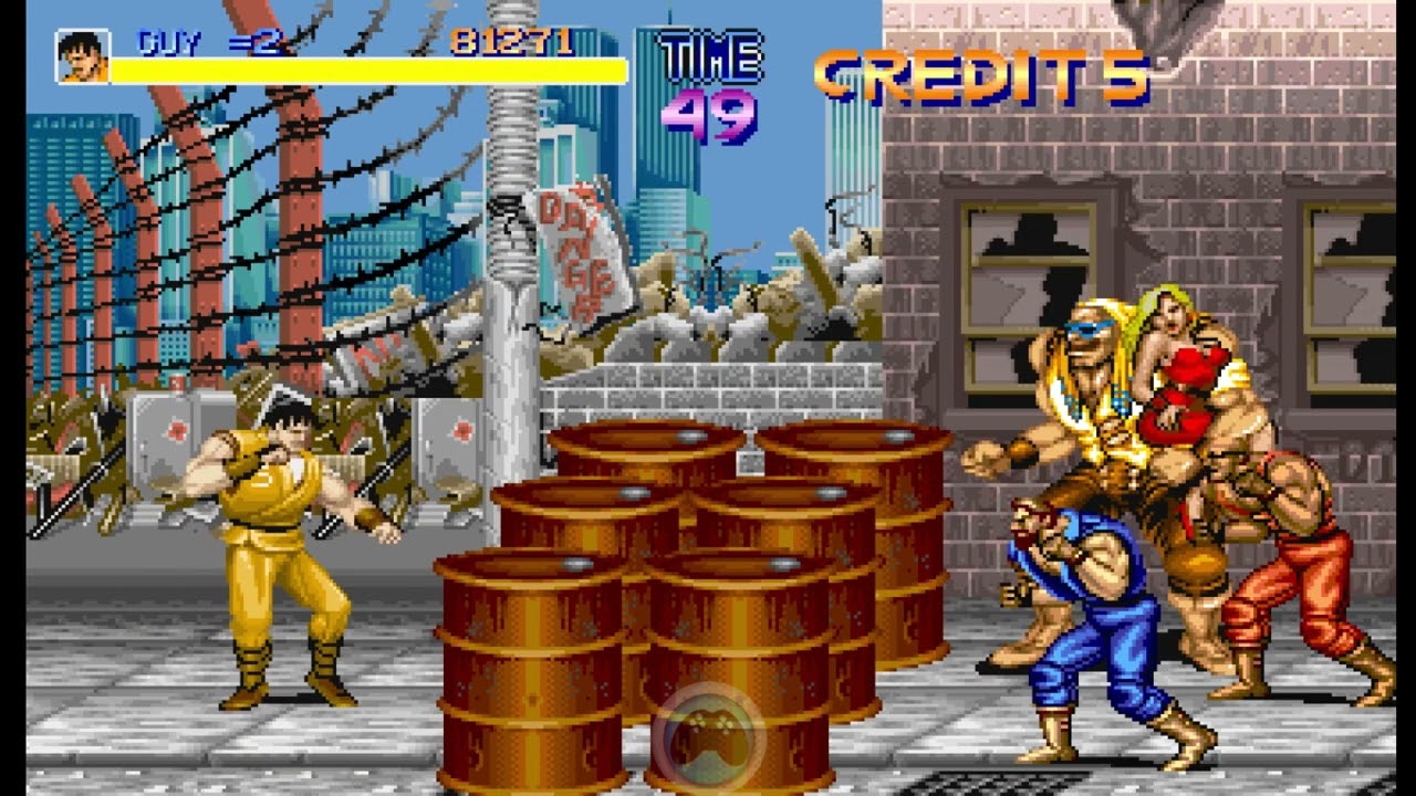 STREET FIGHTER '89 The Final Fight GUY Slum Clear!