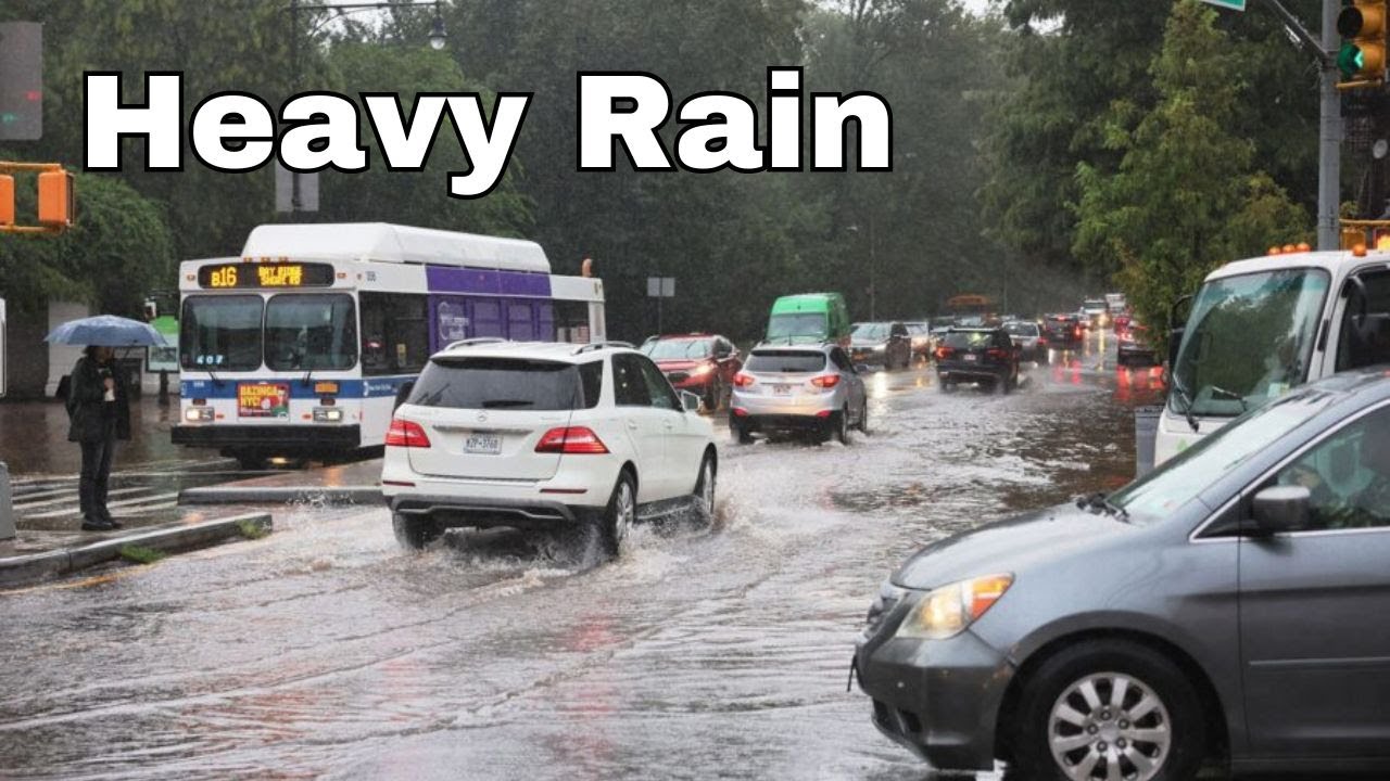 Heavy Rain in New York City | New York State USA - YouTube