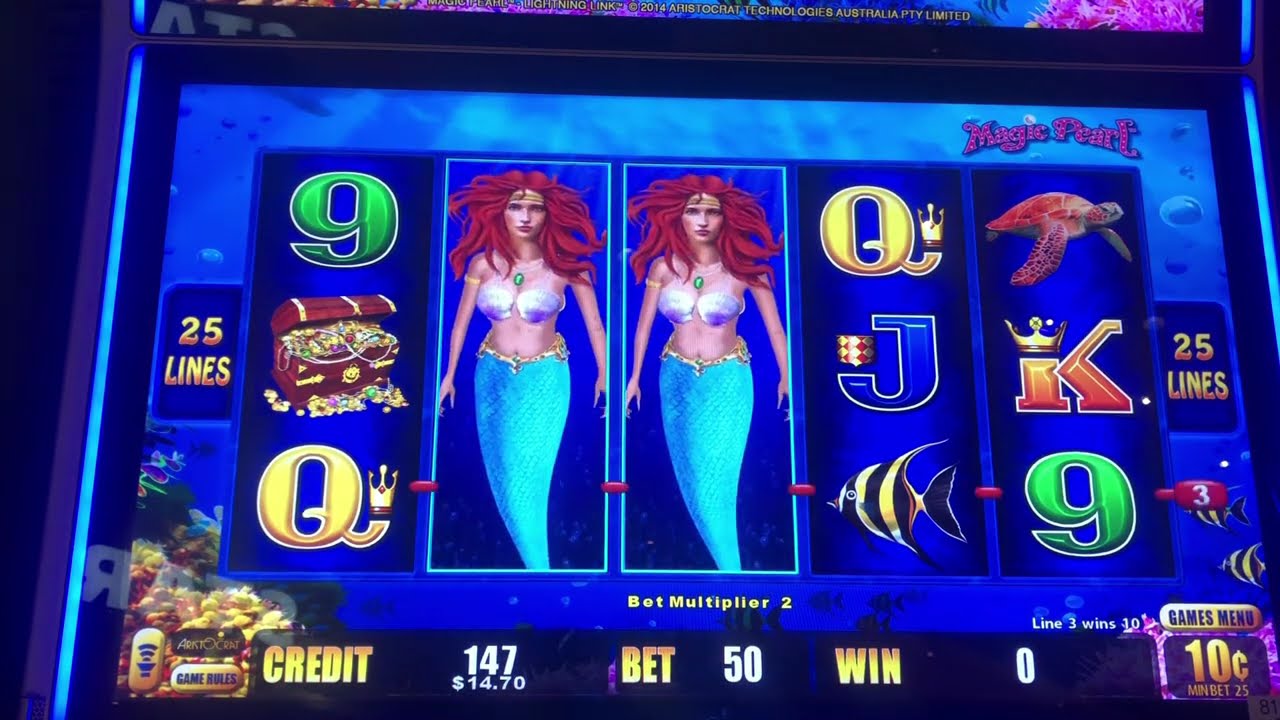 Lightning Link Slot Machine Magic Pearl Casino Session 🧜🏾‍♀️🌊⚡️⛓️ 🎰