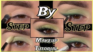 Lime Green Glam 💚 Bold & Bright Summer Makeup Tutorial#makeup