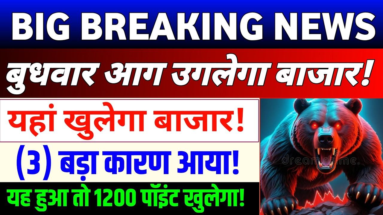 Tomorrow market prediction| Nifty Prediction| Bank Nifty Tomorrow| Wednesday Market Prediction