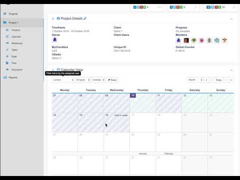 A teaser of the new Calendar View in UpStream