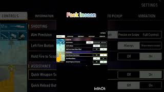 free fire ki setting mein quick weapon switch button ke bare me ✅ #freefire #setting #viralshorts