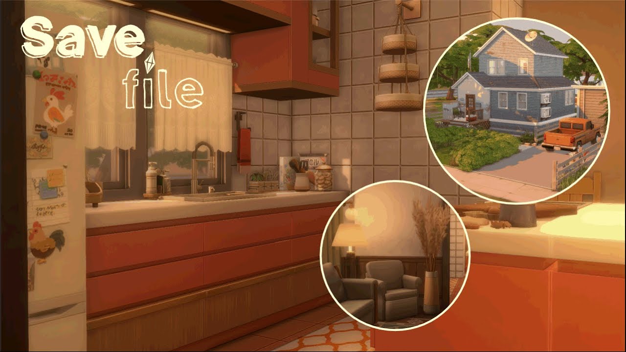 Строительство средний класс NO CC The Sims 4 