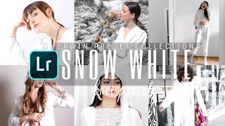 Snow White Lightroom Preset | Lightroom Mobile Preset Free DNG | Sherwin Preset Collections screenshot 5