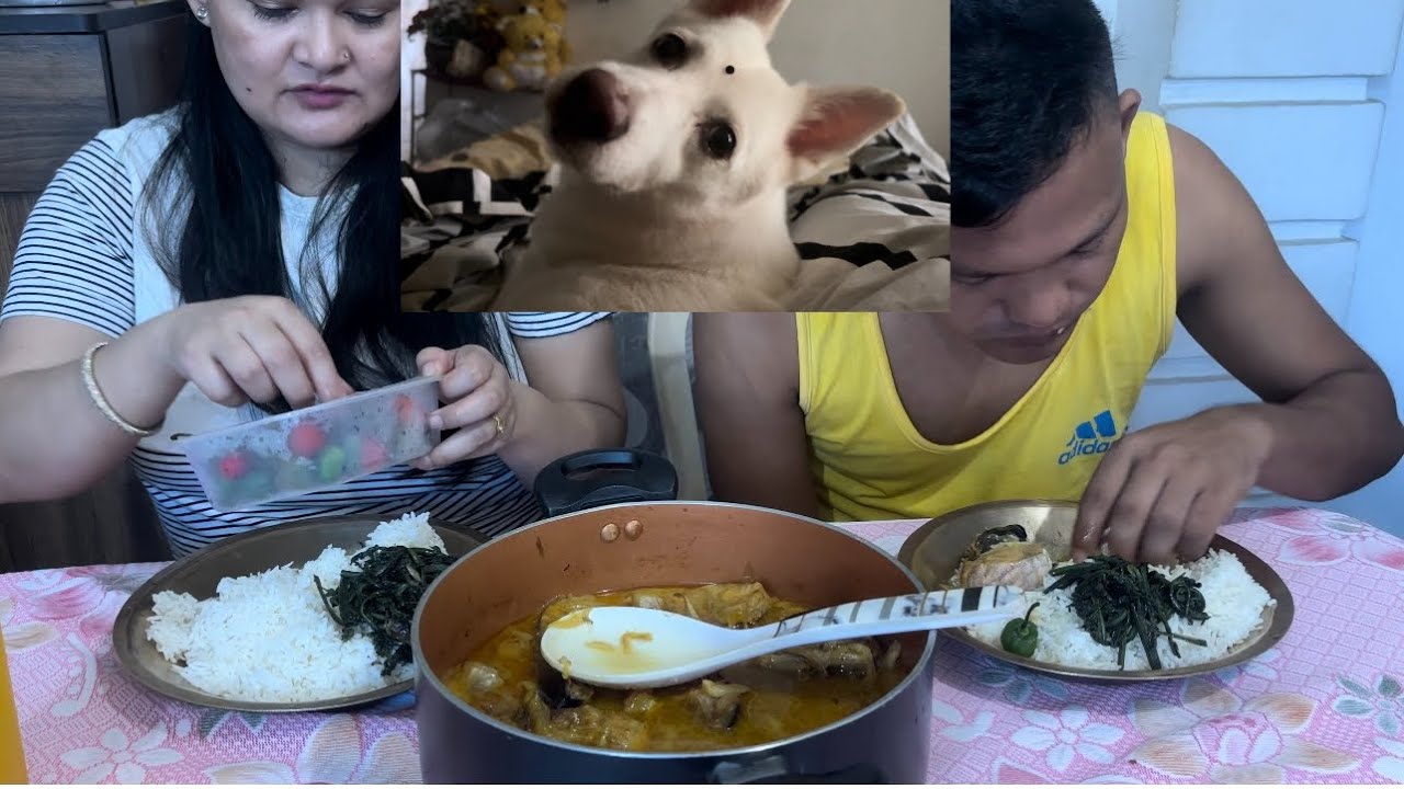 Fish 🐟 curry 🍛 mukbang video bhai Sanga aaju Sunita & Dorjee Channel ❤️❤️❤️❤️
