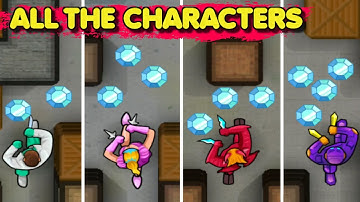 Hunter Assassin: All The Regular Characters Unlocked | Gameplay #3 (Android & iOS Game)