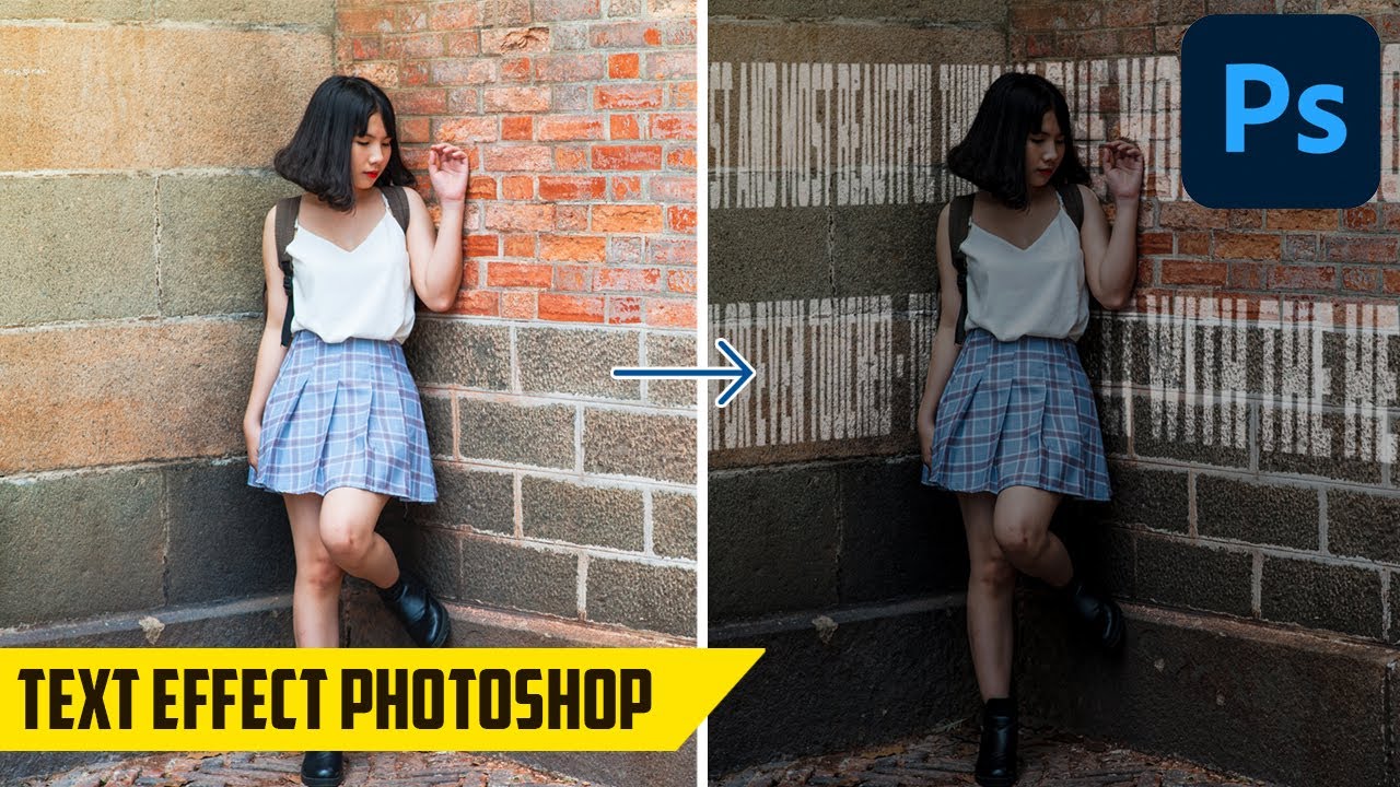 Text on wall Effect Tutorial YouTube