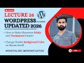 How to Make Header Sticky in Elementor Pro 2026 | Change Background Color on Scroll #stickyheader
