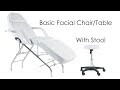 Basic facial chairtable with stool