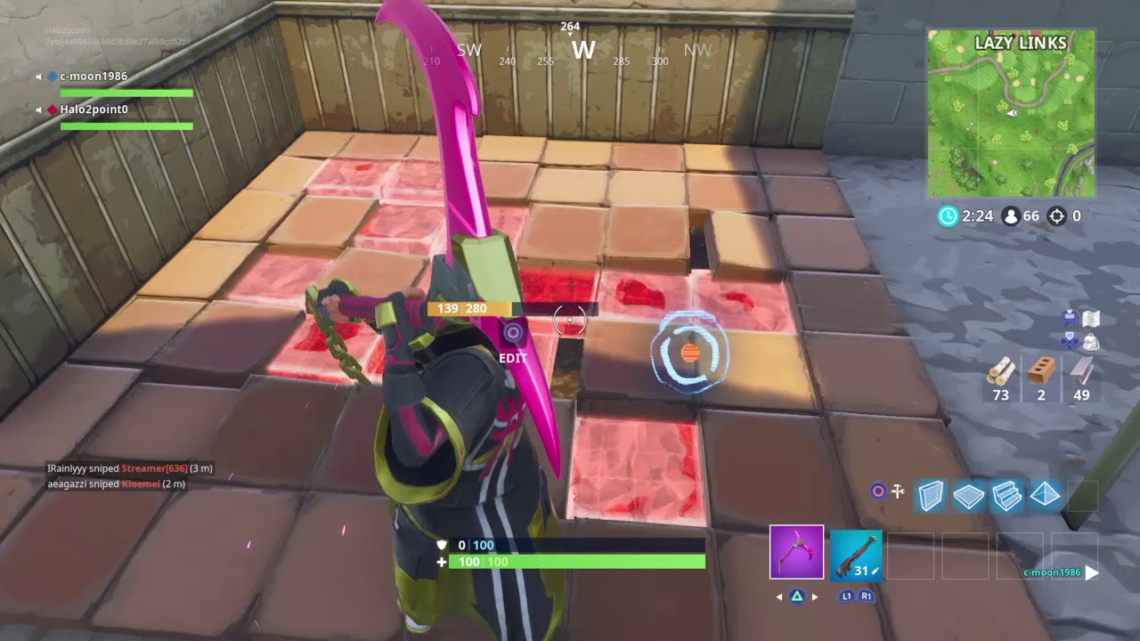 New secret bunker chest lazy links garage!! FORTNITE YouTube