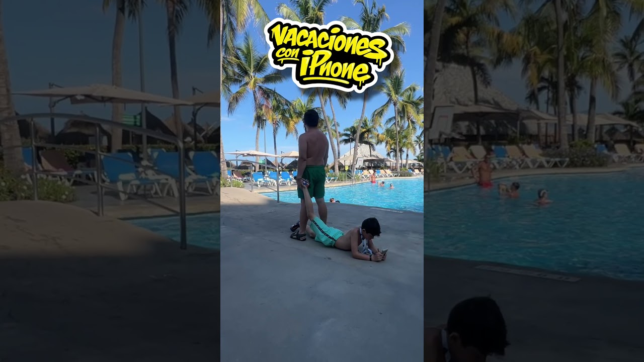 Vacaciones con iPhone 🦊APRENDIENDO A SER PAPÁ #Vacaciones #iPhone #humor #Paternidad #hijos