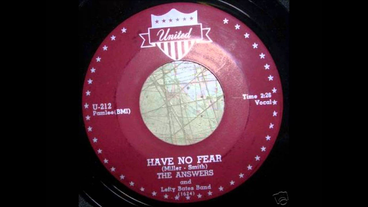 ANSWERS Have No Fear Keeps Me Worried All The Time UNITED 212 