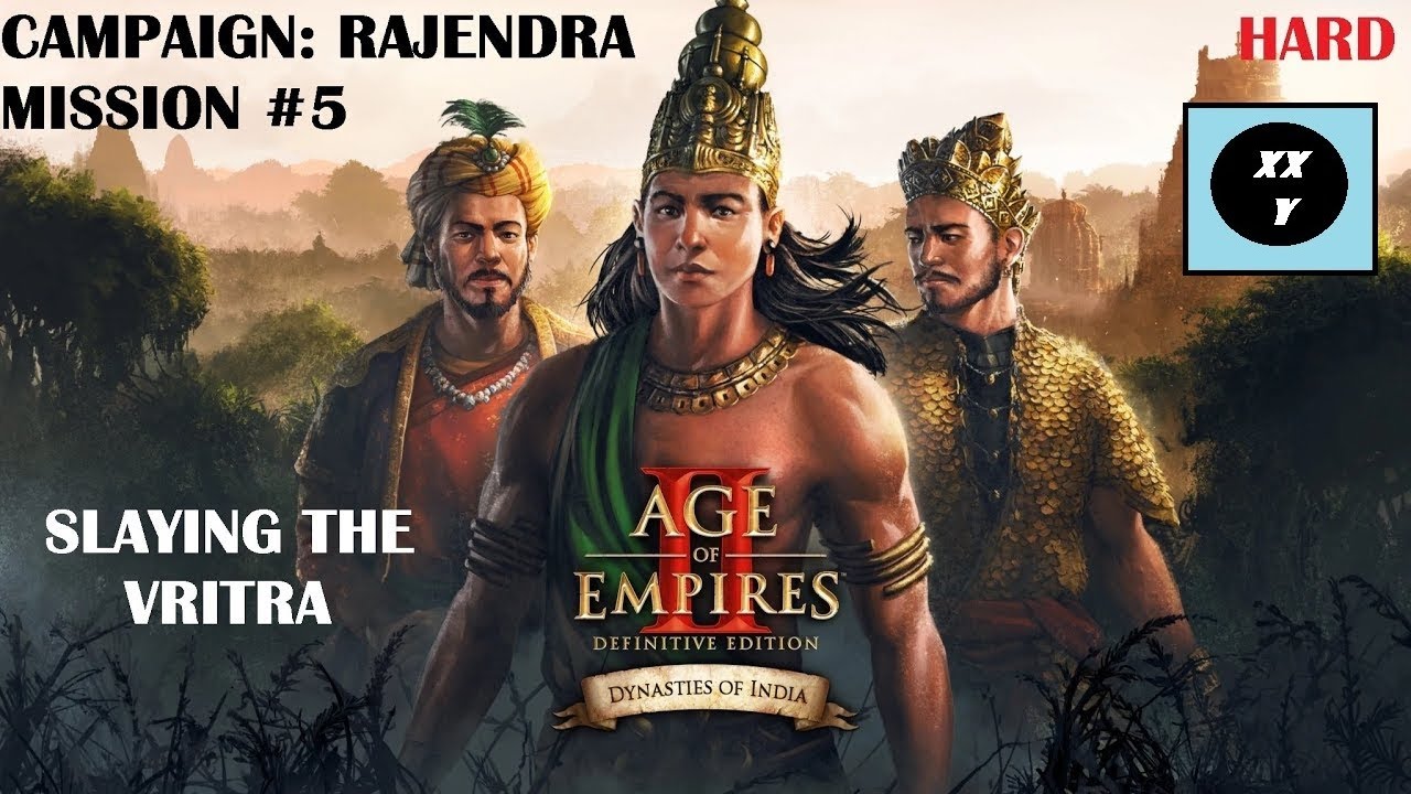 AOE 2 DE — Rajendra - Mission 5 - Slaying The Vritra - HARD