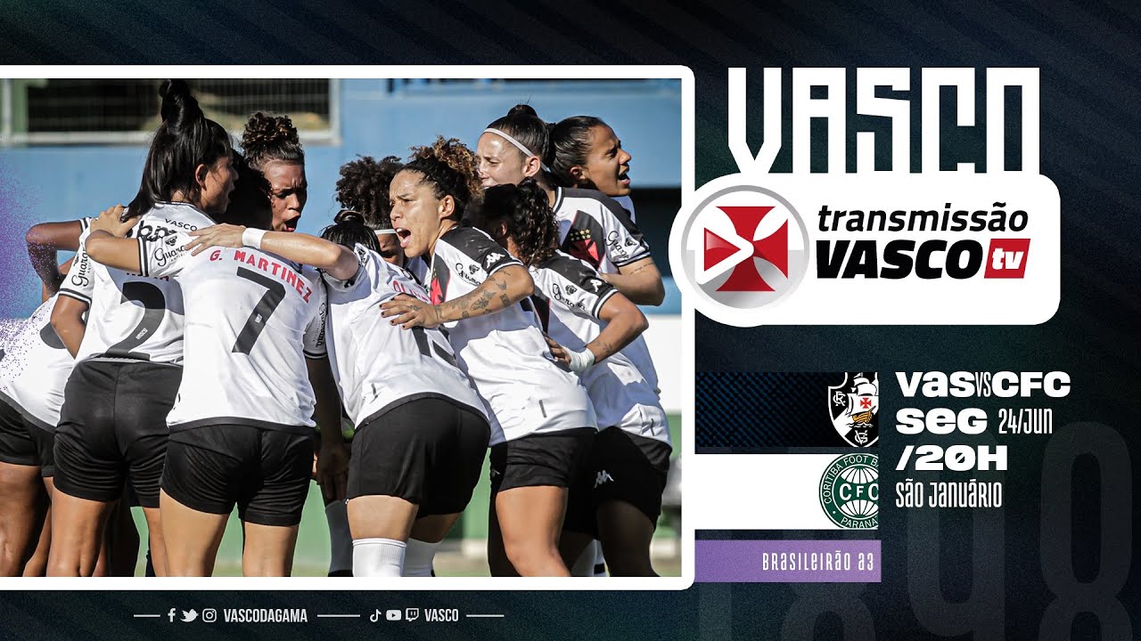 AO VIVO - VASCO x CORITIBA - BRASILEIRO FEMININO SÉRIE A3 - QUARTAS DE ...