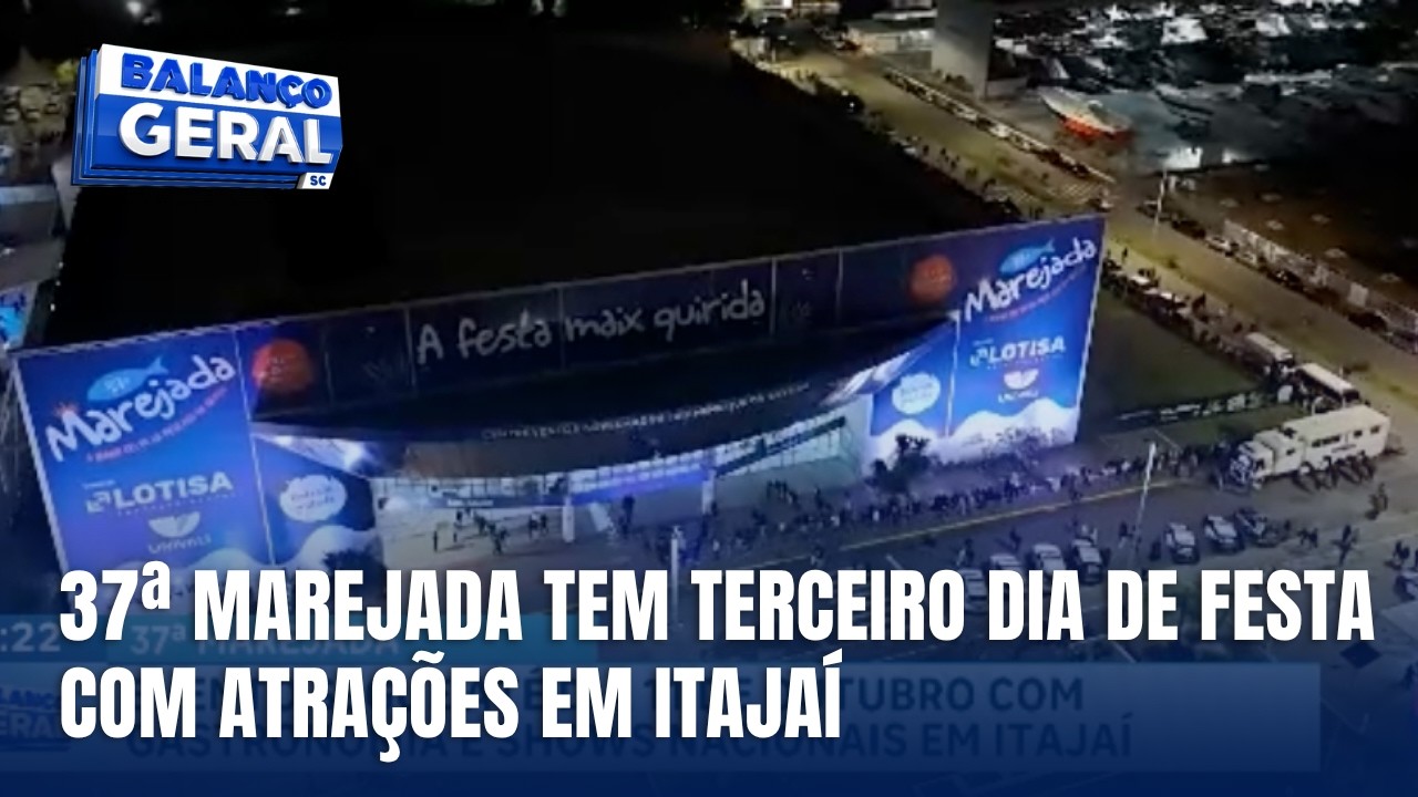 37ª Marejada movimenta Itajaí com shows e gastronomia neste sábado