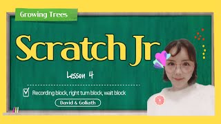 Famous Scratch Jr- lesson 4 # recording block# wait block# right turn block# David and Goliath Net Worth