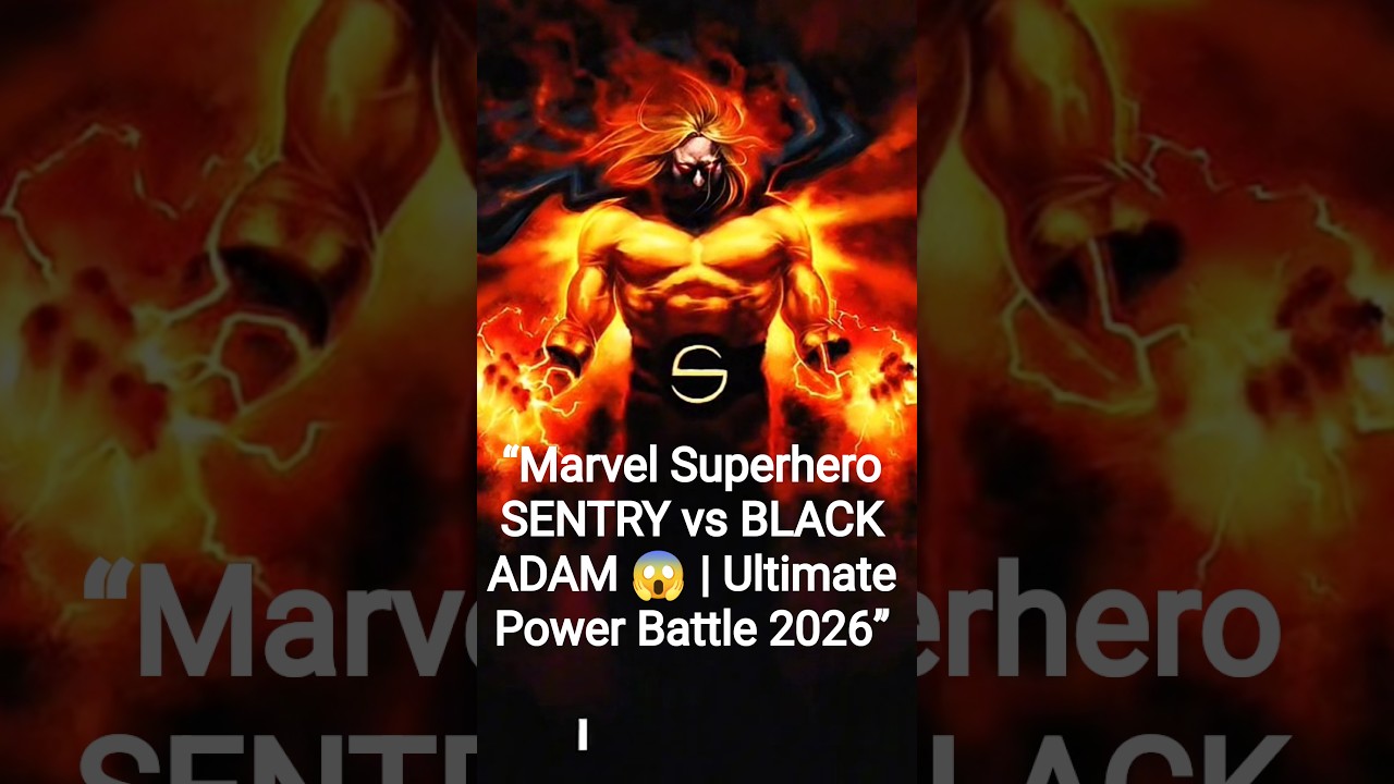 Marvel Superhero SENTRY vs BLACK ADAM 😱| Ultimate Power Battle 2026